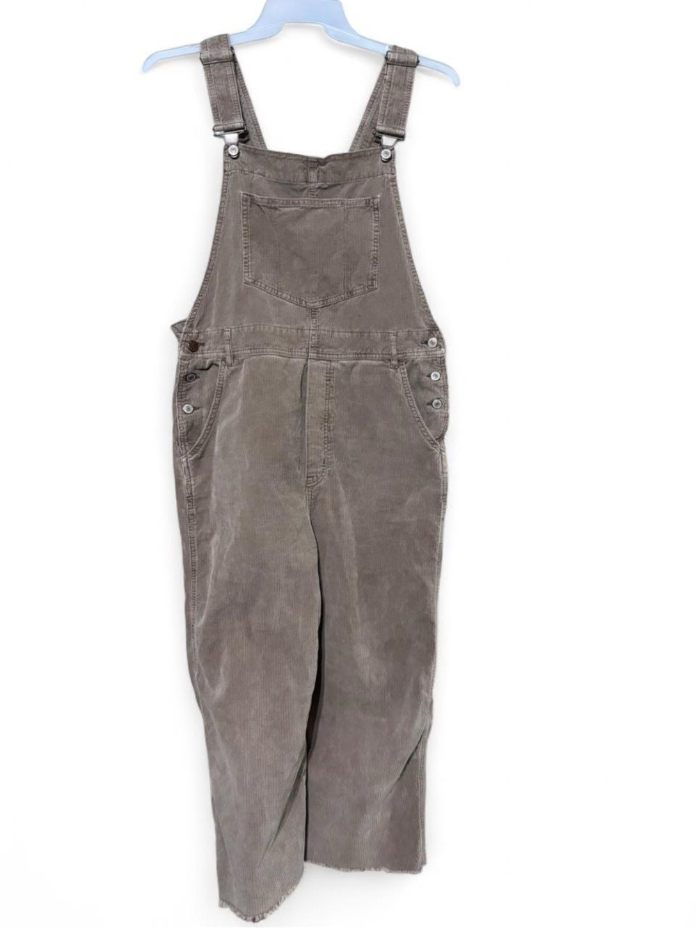 We The Free Corduroy Overalls in Taupe